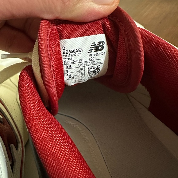 New Balance 550 - Aime Leon Dore Red - Picture 6 of 8